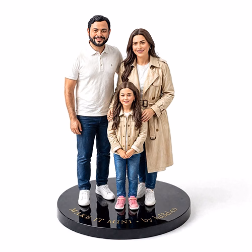 family photo to 3d sculpture heirloom